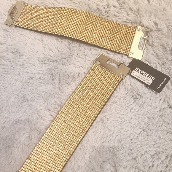 Express Rhinestone Cuff Bracelet - Picture 2 of 2